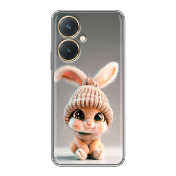 Силиконовый чехол на Vivo Y27 4G с принтом Кролик Силиконовый чехол на Vivo Y27 4G с принтом Кролик