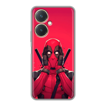 Силиконовый чехол на Vivo Y27 4G с принтом Дедпул Deadpool