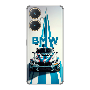 Силиконовый чехол на Vivo Y27 4G с принтом БМВ BMW