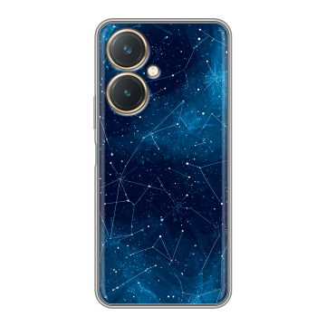 Силиконовый чехол на Vivo Y27 4G с принтом Космос звезды Силиконовый чехол на Vivo Y27 4G с принтом Космос звезды