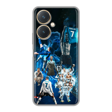 Силиконовый чехол на Vivo Y27 4G с принтом Реал Роналдо Силиконовый чехол на Vivo Y27 4G с принтом Реал Роналдо