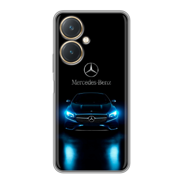 Силиконовый чехол на Vivo Y27 4G с принтом Mercedes Мерседес Силиконовый чехол на Vivo Y27 4G с принтом Mercedes Мерседес