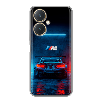 Силиконовый чехол на Vivo Y27 4G с принтом BMW БМВ