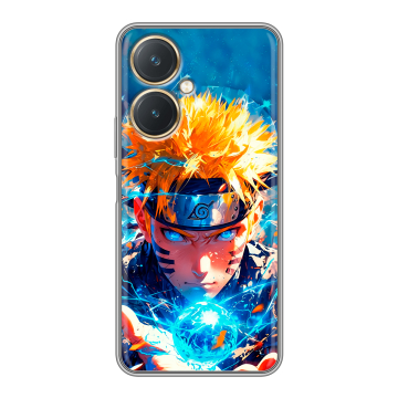 Силиконовый чехол на Vivo Y27 4G с принтом Аниме Наруто Naruto