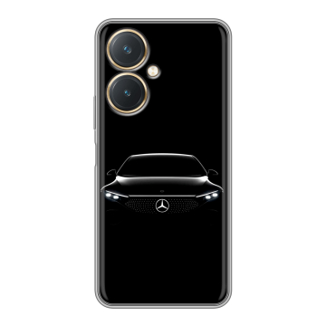 Силиконовый чехол на Vivo Y27 4G с принтом Mercedes Мерседес