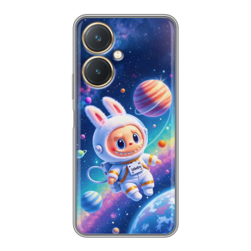 Силиконовый чехол на Vivo Y27 4G с принтом Labubu Лабубу
