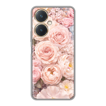 Силиконовый чехол на Vivo Y27 4G с принтом женский