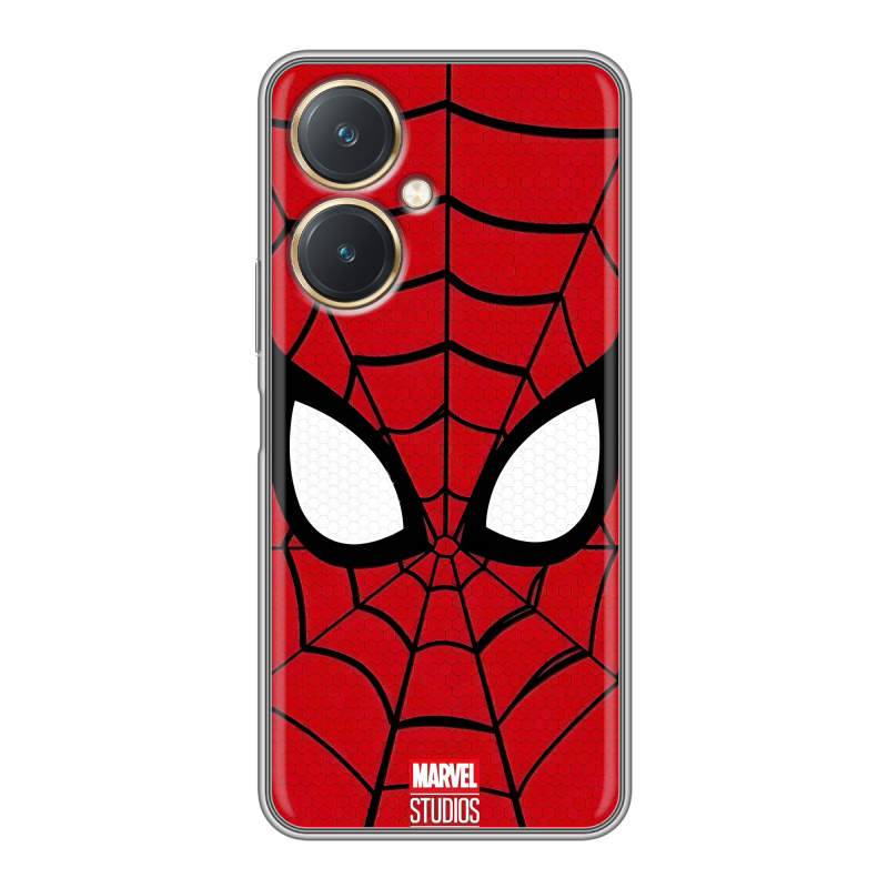 Силиконовый чехол на Vivo Y27 4G с принтом человек паук spiderman Силиконовый чехол на Vivo Y27 4G с принтом человек паук spiderman