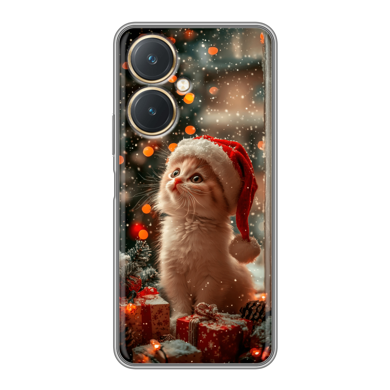 Силиконовый чехол на Vivo Y27 4G с принтом Новый год Силиконовый чехол на Vivo Y27 4G с принтом Новый год