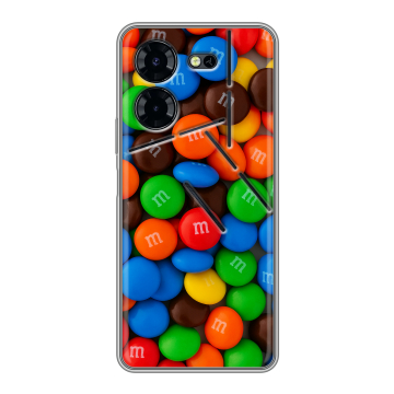 Силиконовый чехол на Tecno Pova 5 Pro с принтом Конфеты Силиконовый чехол на Tecno Pova 5 Pro с принтом Конфеты