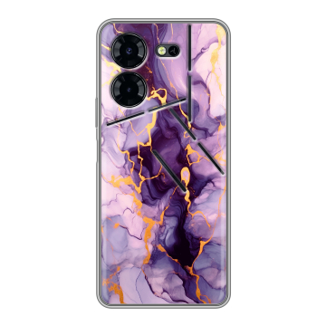 Силиконовый чехол на Tecno Pova 5 Pro с принтом Мрамор Силиконовый чехол на Tecno Pova 5 Pro с принтом Мрамор