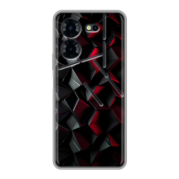 Силиконовый чехол на Tecno Pova 5 Pro с принтом Абстракция Силиконовый чехол на Tecno Pova 5 Pro с принтом Абстракция