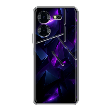 Силиконовый чехол на Tecno Pova 5 Pro с принтом Абстракиция