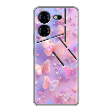 Силиконовый чехол на Tecno Pova 5 Pro с принтом Бабочки