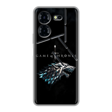 Силиконовый чехол на Tecno Pova 5 Pro с принтом Игра Престолов Game Thrones