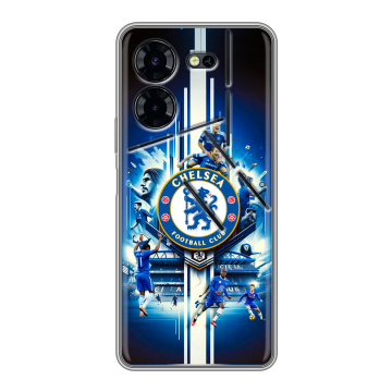 Силиконовый чехол на Tecno Pova 5 Pro с принтом Chelsea Челси