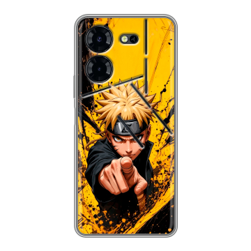 Силиконовый чехол на Tecno Pova 5 Pro с принтом Naruto Наруто Силиконовый чехол на Tecno Pova 5 Pro с принтом Naruto Наруто