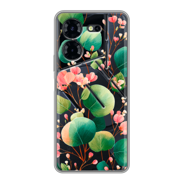 Силиконовый чехол на Tecno Pova 5 Pro с принтом женский