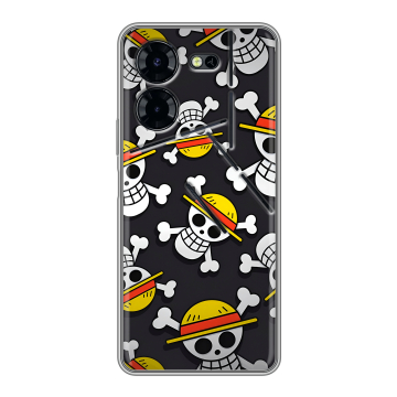 Силиконовый чехол на Tecno Pova 5 Pro с принтом One Piece Ван Пис
