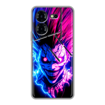 Силиконовый чехол на Tecno Pova 5 Pro с принтом Death note Тетрадь смерти