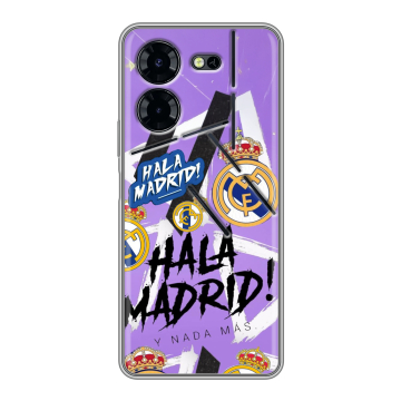 Силиконовый чехол на Tecno Pova 5 Pro с принтом Real Madrid Реал Мадрид Силиконовый чехол на Tecno Pova 5 Pro с принтом Real Madrid Реал Мадрид