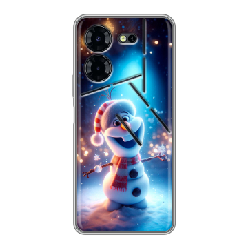 Силиконовый чехол на Tecno Pova 5 Pro с принтом Новый год