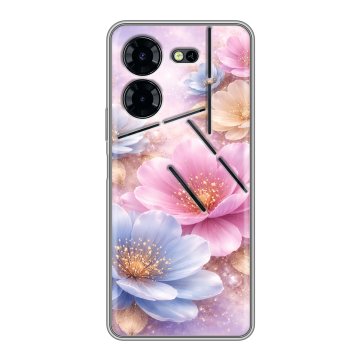 Силиконовый чехол на Tecno Pova 5 Pro с принтом женский