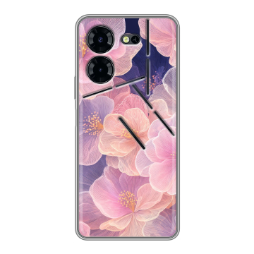 Силиконовый чехол на Tecno Pova 5 Pro с принтом женский