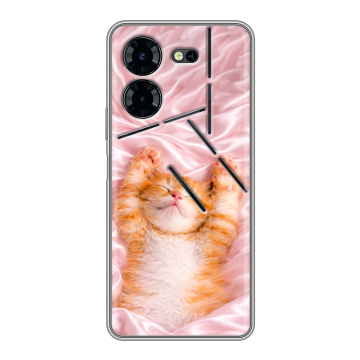 Силиконовый чехол на Tecno Pova 5 Pro с принтом женский