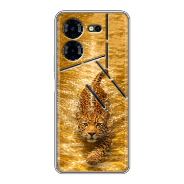 Силиконовый чехол на Tecno Pova 5 Pro с принтом женский