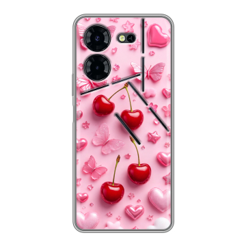 Силиконовый чехол на Tecno Pova 5 Pro с принтом для девочек Силиконовый чехол на Tecno Pova 5 Pro с принтом для девочек