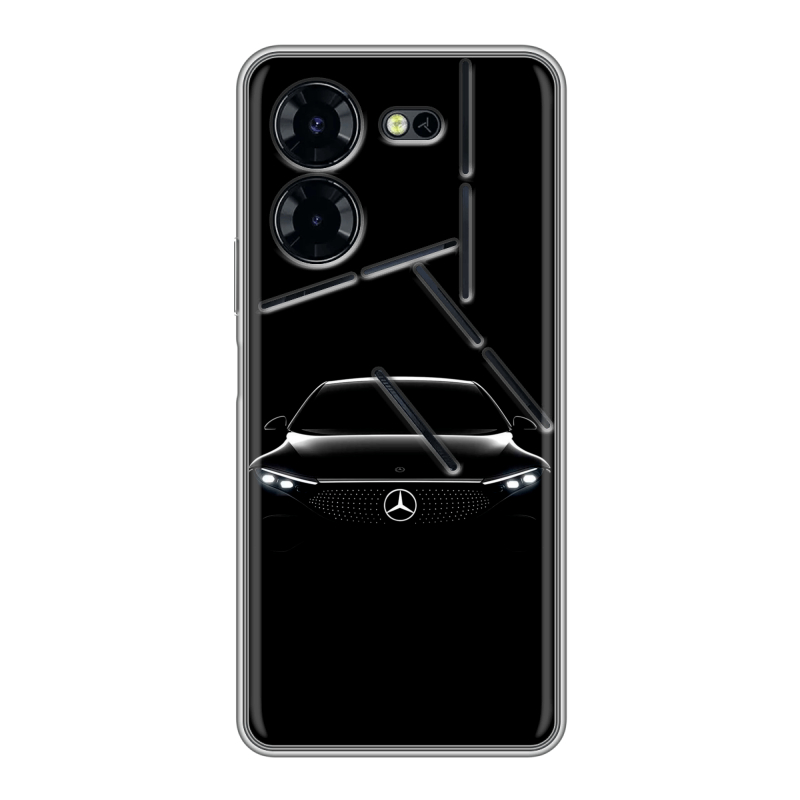 Силиконовый чехол на Tecno Pova 5 Pro с принтом Mercedes Мерседес Силиконовый чехол на Tecno Pova 5 Pro с принтом Mercedes Мерседес