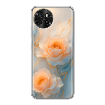 Силиконовый чехол на Itel S23 с принтом Женский