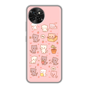 Силиконовый чехол на Itel S23 с принтом Hello Kitty Хелоу Кити Силиконовый чехол на Itel S23 с принтом Hello Kitty Хелоу Кити