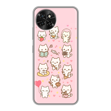 Силиконовый чехол на Itel S23 с принтом Hello Kitty Хелоу Кити Силиконовый чехол на Itel S23 с принтом Hello Kitty Хелоу Кити