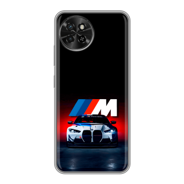 Силиконовый чехол на Itel S23 с принтом БМВ BMW