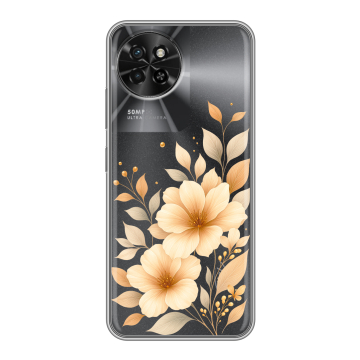 Силиконовый чехол на Itel S23 с принтом для девушки