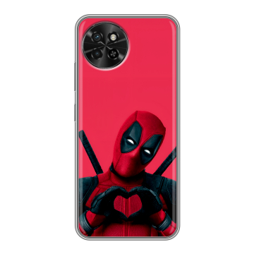 Силиконовый чехол на Itel S23 с принтом Дедпул Deadpool Силиконовый чехол на Itel S23 с принтом Дедпул Deadpool