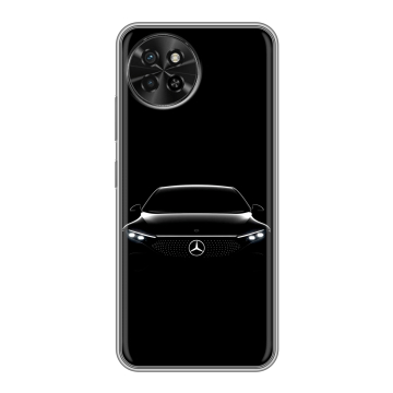 Силиконовый чехол на Itel S23 с принтом Mercedes Мерседес Силиконовый чехол на Itel S23 с принтом Mercedes Мерседес