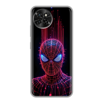Силиконовый чехол на Itel S23 с принтом Spiderman Человек паук Силиконовый чехол на Itel S23 с принтом Spiderman Человек паук