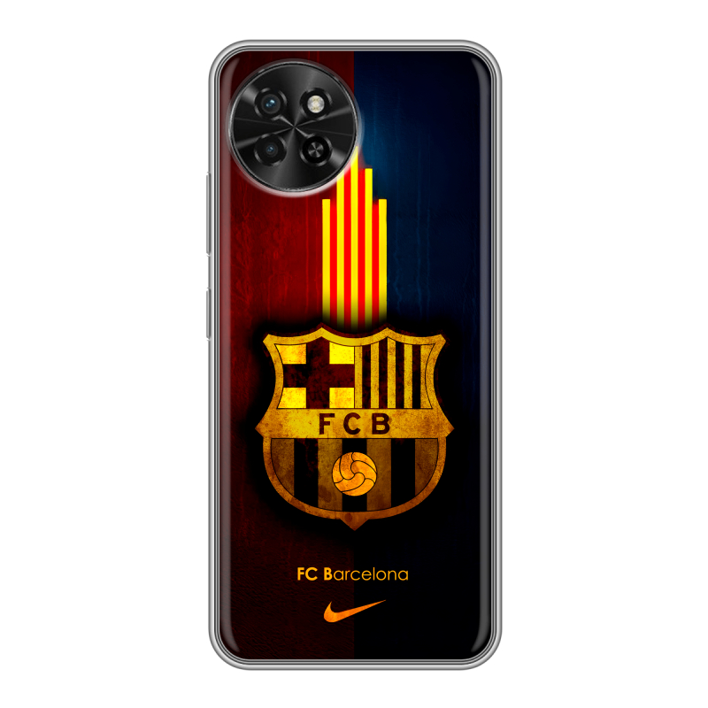 Силиконовый чехол на Itel S23 с принтом Барселона Barcelona Силиконовый чехол на Itel S23 с принтом Барселона Barcelona