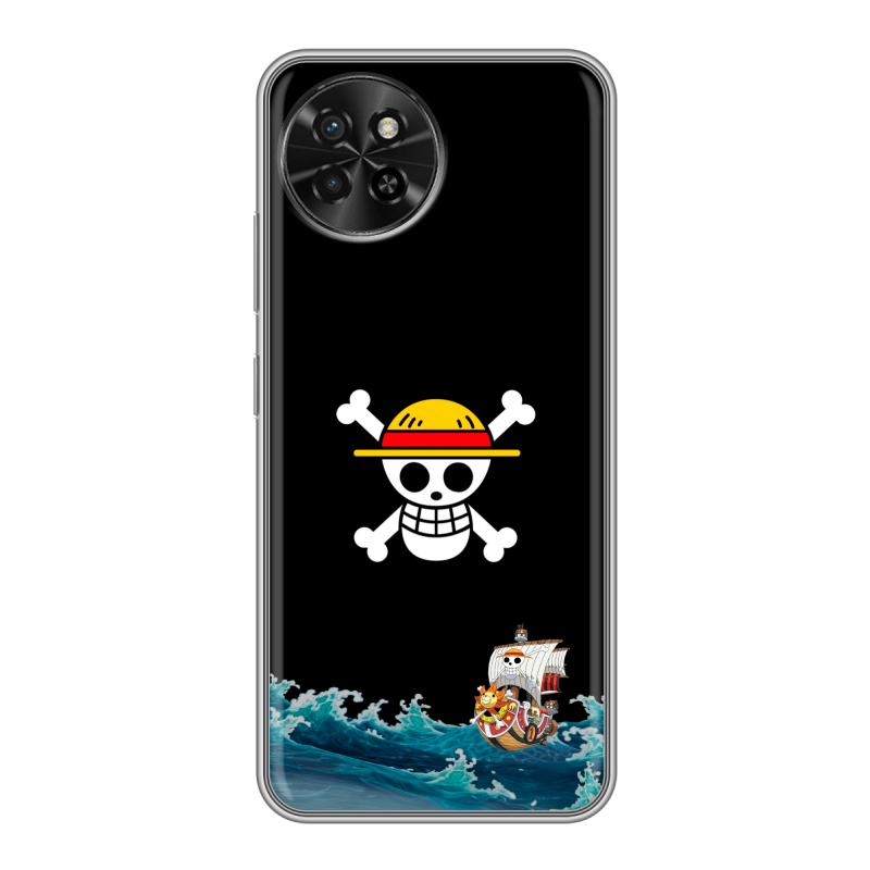 Силиконовый чехол на Itel S23 с принтом One Piece Ван Пис Силиконовый чехол на Itel S23 с принтом One Piece Ван Пис