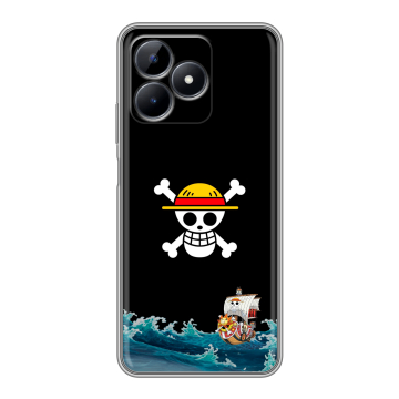 Силиконовый чехол на Realme C51 с принтом One Piece Ван Пис Силиконовый чехол на Realme C51 с принтом One Piece Ван Пис