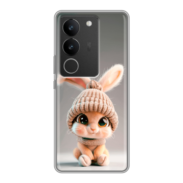 Силиконовый чехол на Vivo V29 с принтом Кролик Силиконовый чехол на Vivo V29 с принтом Кролик
