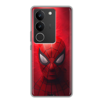 Силиконовый чехол на Vivo V29 с принтом Spiderman Человек паук Силиконовый чехол на Vivo V29 с принтом Spiderman Человек паук