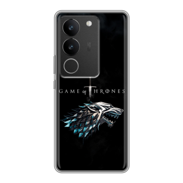 Силиконовый чехол на Vivo V29 с принтом Игра Престолов Game Thrones Силиконовый чехол на Vivo V29 с принтом Игра Престолов Game Thrones