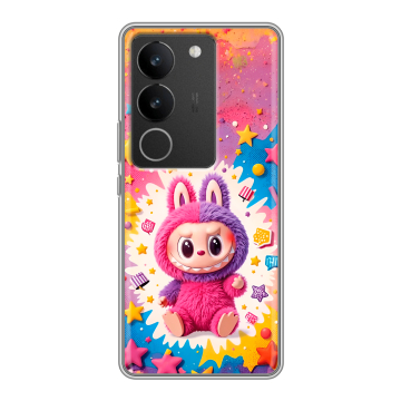 Силиконовый чехол на Vivo V29 с принтом Labubu Лабубу Силиконовый чехол на Vivo V29 с принтом Labubu Лабубу