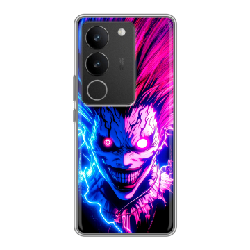 Силиконовый чехол на Vivo V29 с принтом Death note Тетрадь смерти