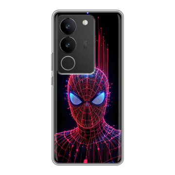 Силиконовый чехол на Vivo V29 с принтом Spiderman Человек паук Силиконовый чехол на Vivo V29 с принтом Spiderman Человек паук
