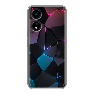 Силиконовый чехол на Huawei Honor X5 Plus с принтом Геометрия неона Силиконовый чехол на Huawei Honor X5 Plus с принтом Геометрия неона